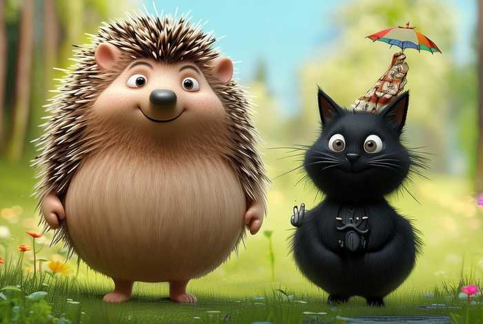 刺猬汉斯儿童故事 猫小帅故事刺猬汉斯