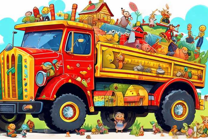 大卡车绘本故事 - 大卡车绘本故事内容