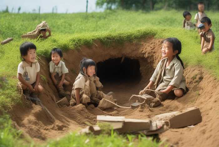 地道战故事儿童版；儿童版地道战全集