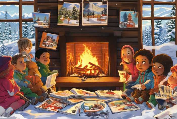 冬天不怕冷绘本故事图片 - 冬天不怕冷绘本故事图片大全