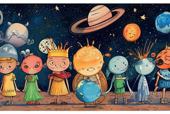 八大行星的儿童故事 - 八大行星的故事幼儿