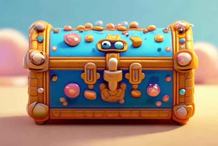 宝箱的图片卡通；宝箱的图片卡通可爱