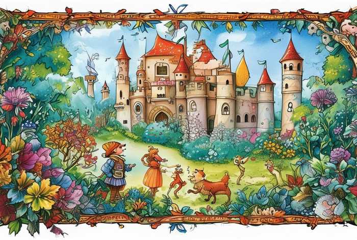 安徒生故事绘画、安徒生故事绘画手抄报图片