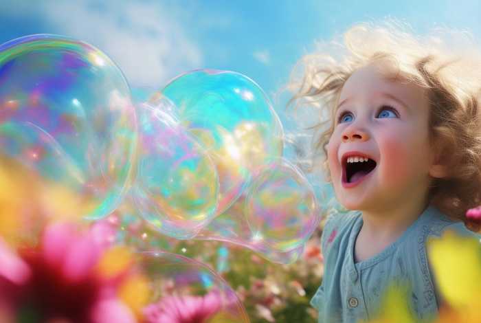 吹泡泡故事绘本 - 吹泡泡的绘本故事