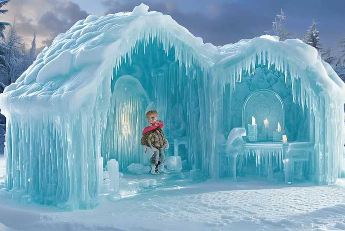 冰房子儿童故事、冰房子的故事聪聪