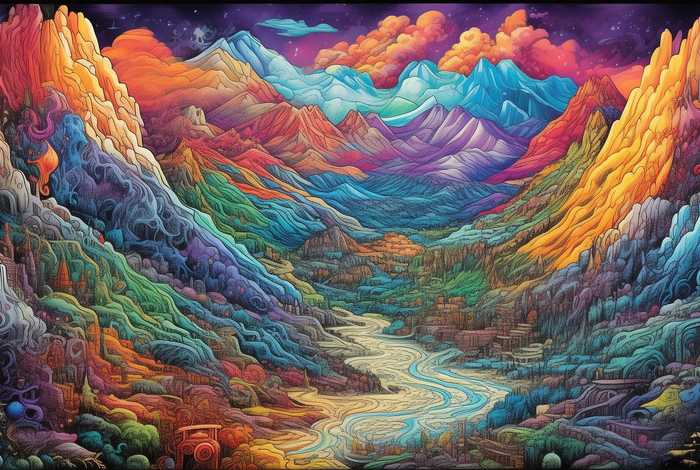 彩绘故事，彩绘故事山海报展