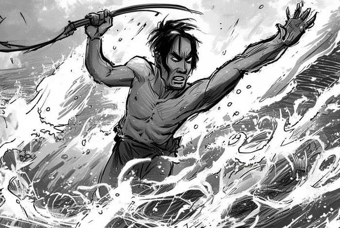 大禹治水的故事 简笔画 大禹治水的故事 简笔画图片