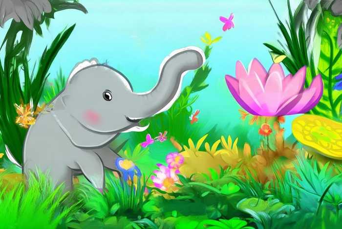 大象的鼻子长又长儿歌、大象的鼻子长又长儿歌教案