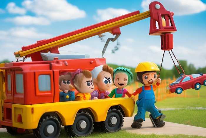 吊车儿童小故事，幼儿小吊车故事文字