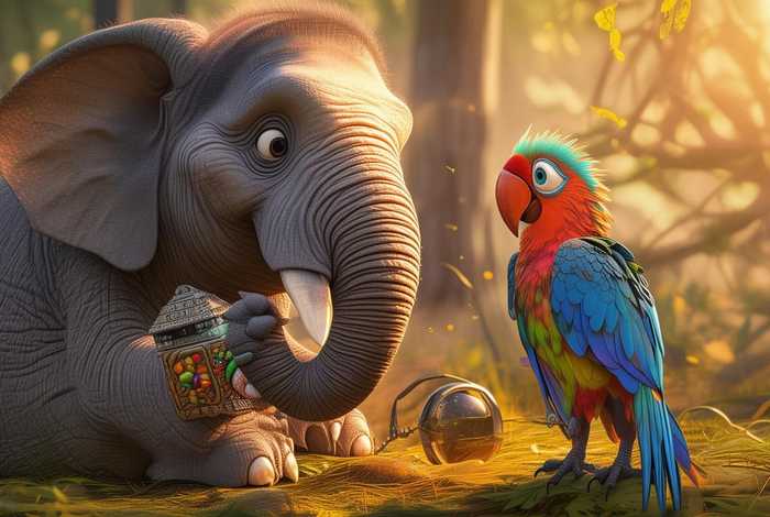 大象和小鸟的故事；大象和小鸟的故事视频播放