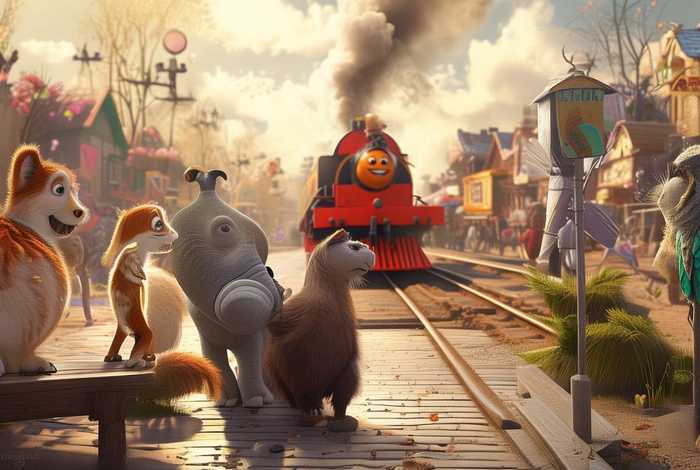 动物等车为主题的故事，动物等车为主题的故事作文