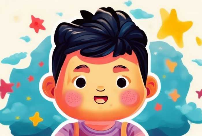 大头症儿童图片、大头症儿童图片卡通