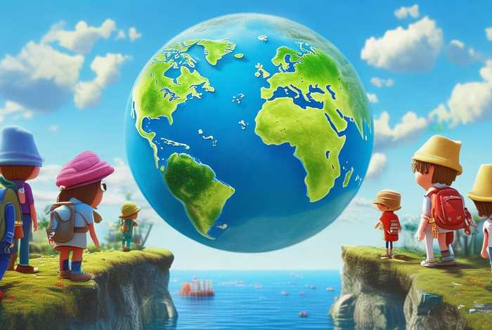 地球探索儿童故事，儿童动画片探索地球