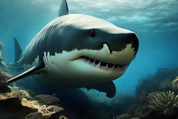 大鲨鱼的小故事，鲨鱼的大小的故事