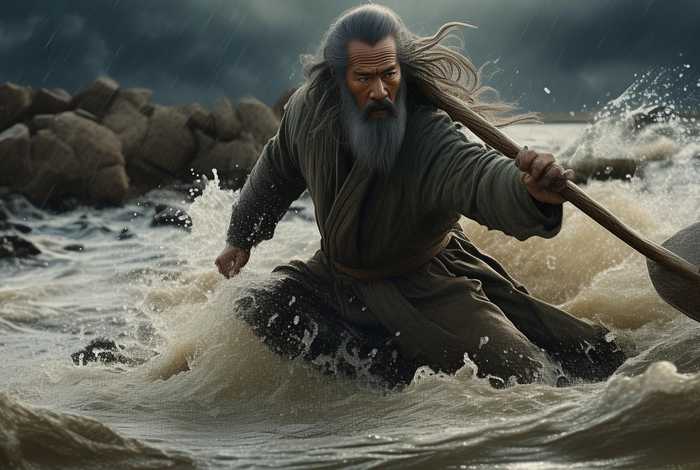 大禹治水的神话故事原文、大禹治水的神话故事原文推荐