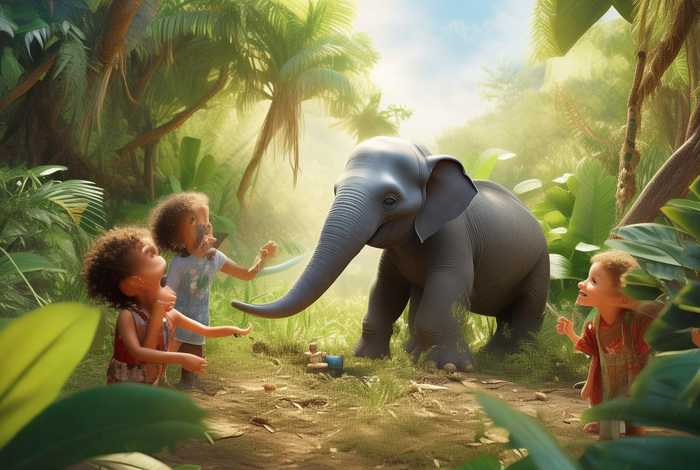 大象的鼻子幼儿故事、大象的鼻子幼儿故事视频