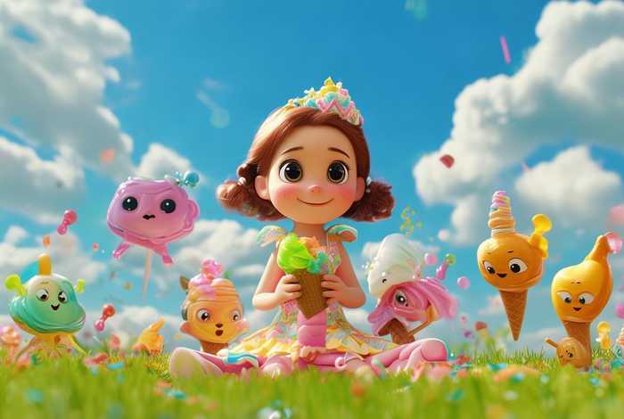 冰淇淋小姑娘儿童故事 冰淇淋小姑娘的故事