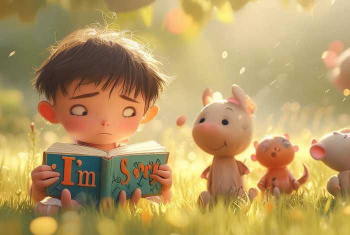 对不起故事儿童版、对不起的幼儿故事