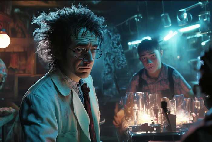 戴夫和僵尸博士的立体故事 - 僵尸博士与戴夫的故事