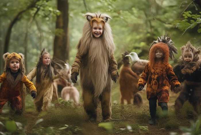 儿童野人真实故事大全、儿童野人装扮图片大全