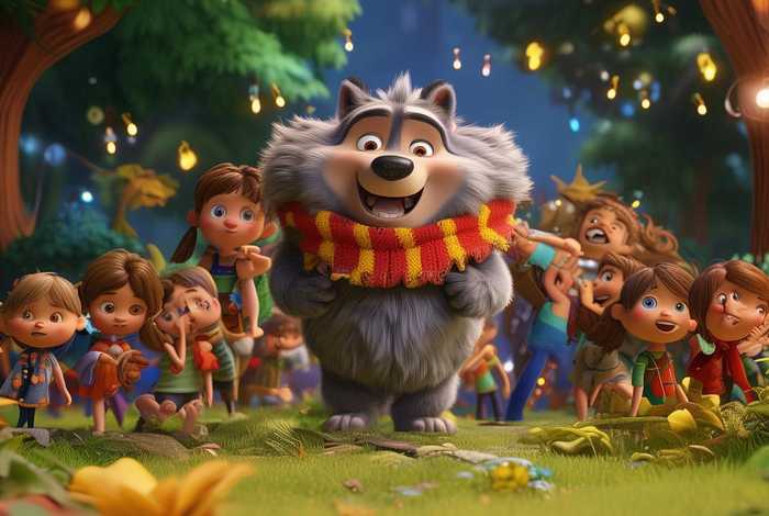 大灰狼故事儿童动画片 动画片少儿大灰狼的故事