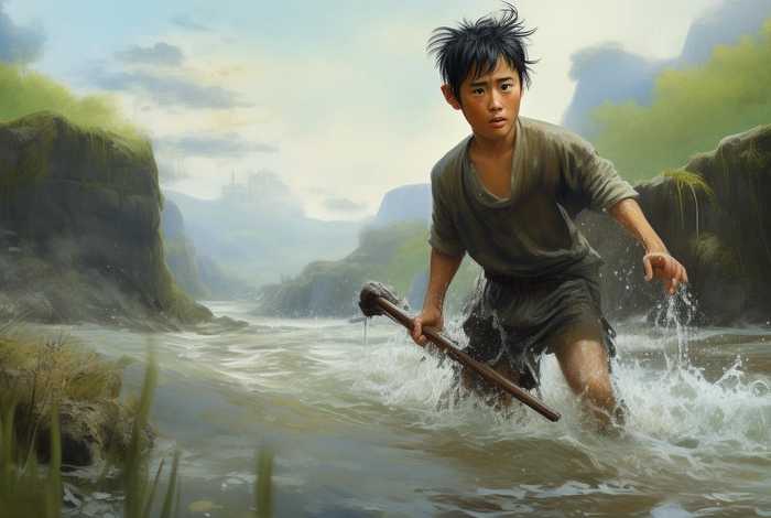 大禹治水儿童故事电子版；大禹治水少儿故事