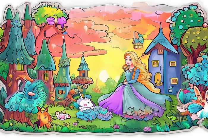 儿童贴画童话故事（幼儿故事粘贴画）