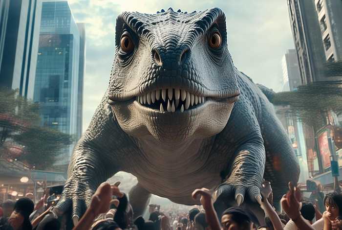 城里来了个大恐龙故事讲述、城里来了个大恐龙故事讲述了什么