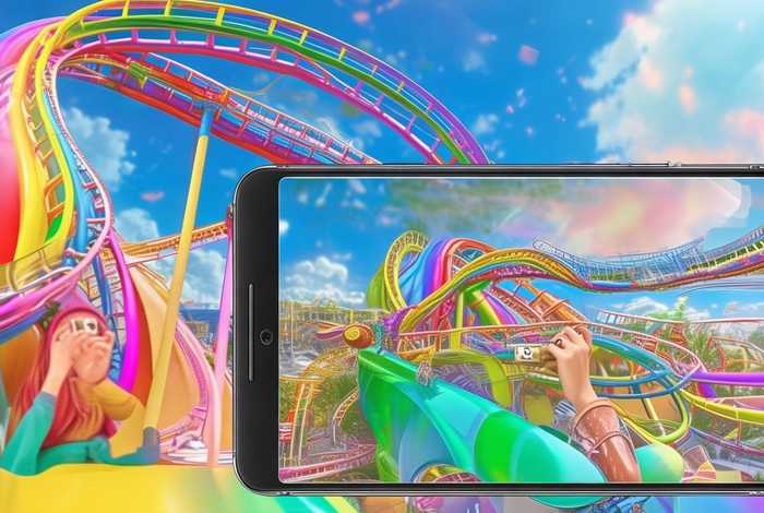 彩虹过山车2、彩虹过山车2344小游戏HYUNDAI现代手机李贞贤拍摄