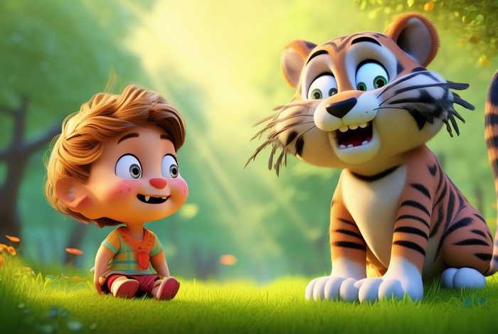 儿童讲老虎拔牙故事（老虎拔牙的故事视频幼儿园）