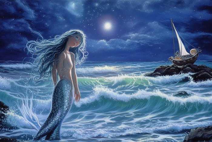 宝宝睡前故事海的女儿（海的女儿睡前故事文字版）