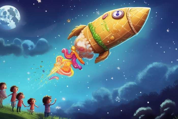 冰淇淋火箭儿童故事、冰淇淋火箭的故事绘本