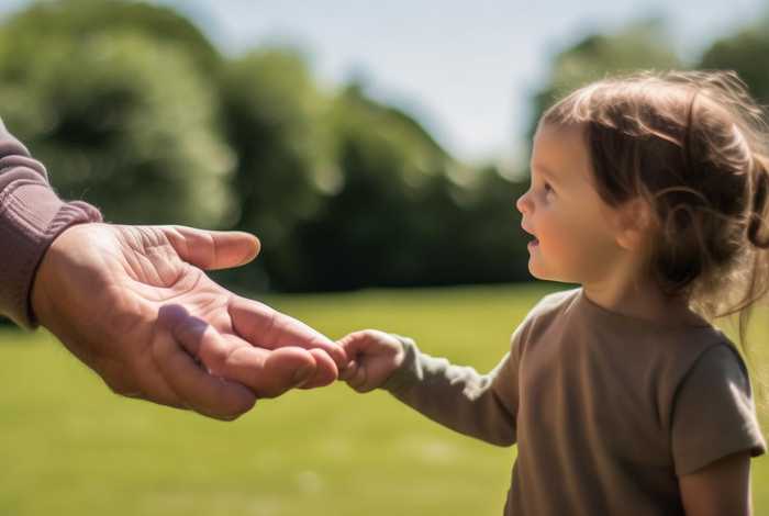 大手拉小手的简短故事、大手拉小手的简短故事50字