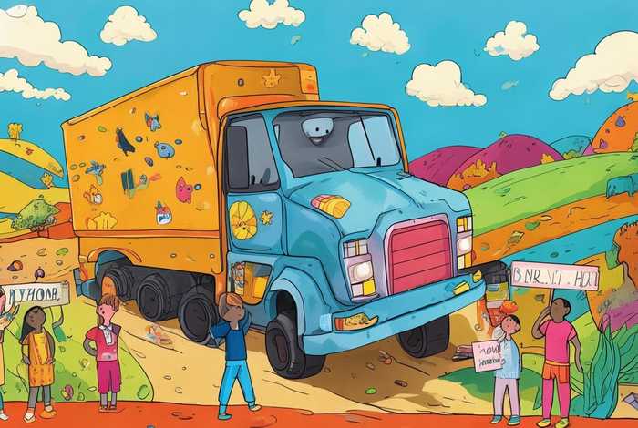 大货车的故事幼儿故事文字，货车的故事文字版