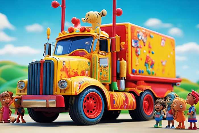 大货车儿童故事文字版 大货车的故事幼儿故事文字