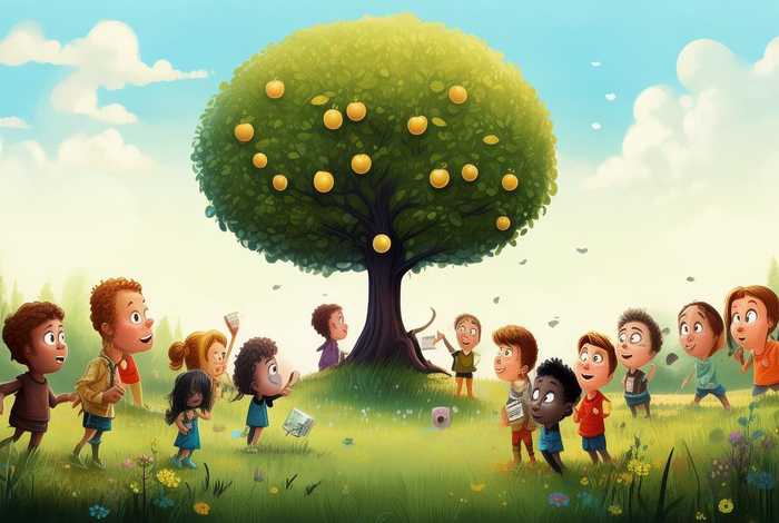 大苹果的故事绘本图片 大苹果绘本故事内容