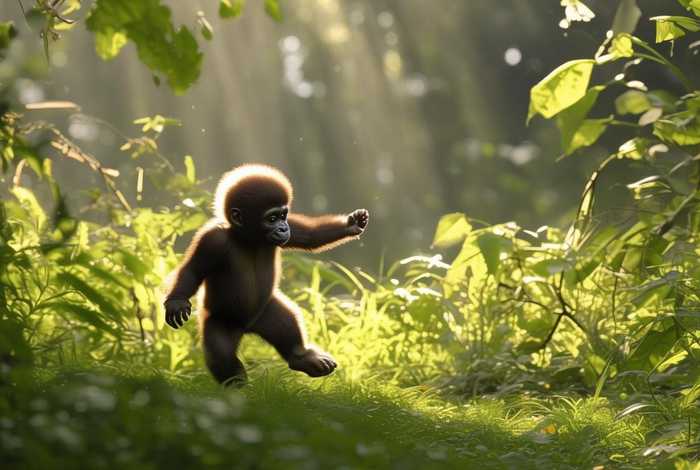 大猩猩儿童视频播放，大猩猩幼儿视频