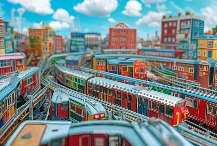 地铁玩具视频；城市地铁玩具视频