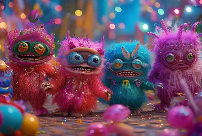 宝宝巴士怪物；宝宝巴士怪物化妆舞会