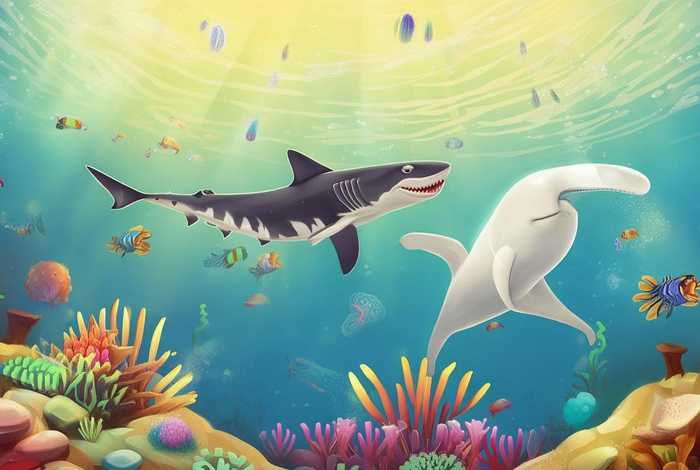 大白鲸儿歌，大虎鲸和大白鲸的儿歌