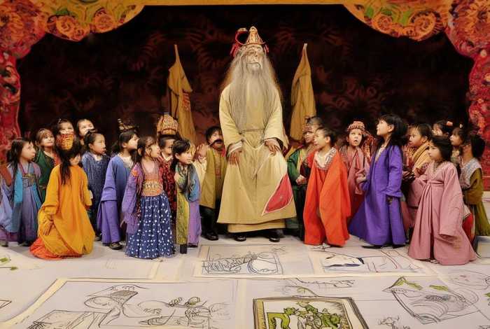 儿童讲淮剧故事；淮剧儿童画