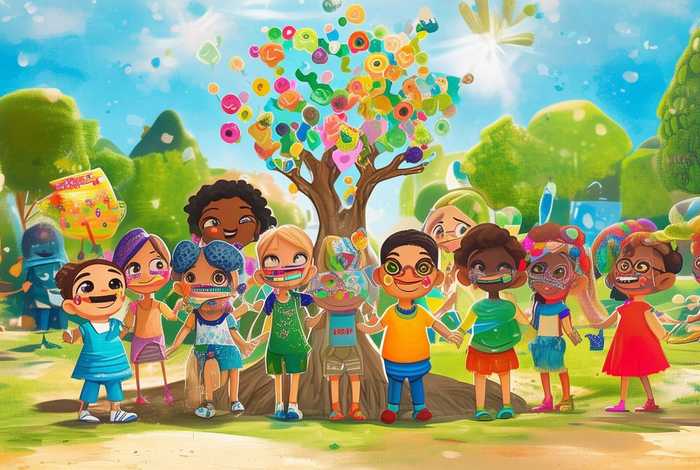 儿童防疫画、儿童画防疫作品