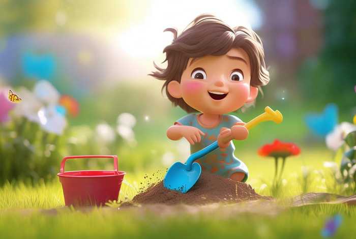 儿童铲子和水桶的图片（儿童铲子和水桶的图片大全）