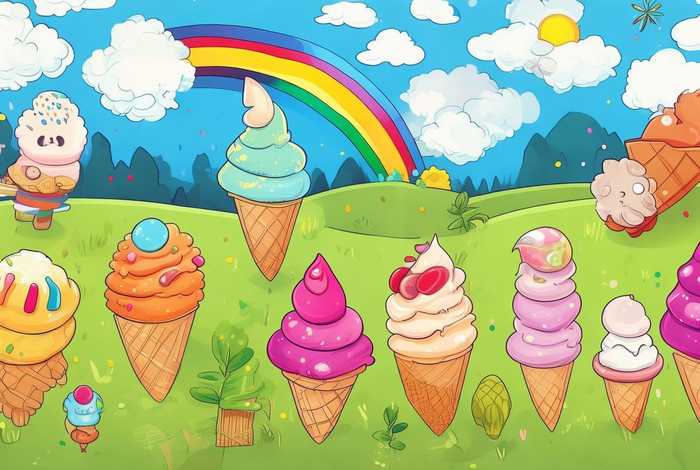 冰淇淋儿童绘本，冰淇淋儿童绘本图片
