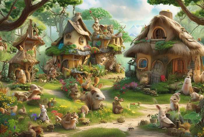 动物新村建构教案，动物新村建构教案中班