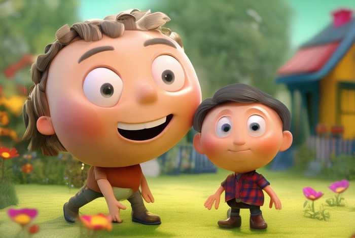 大头儿童故事、大头故事大头儿子小头爸爸