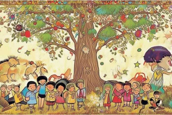 创世儿童故事、创世故事10个概括故事