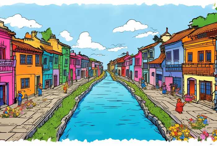 大运河儿童画简单又漂亮 大运河儿童画简单又漂亮怎么画