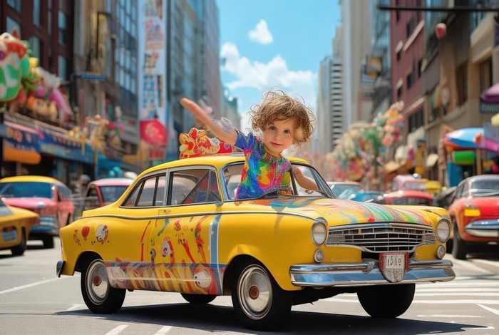 出租车儿童图片 - 出租车儿童图片大全