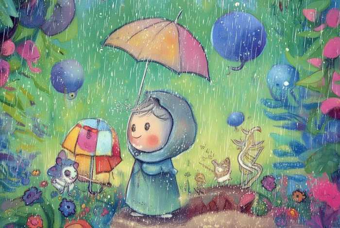 儿童雨人1故事 小雨人儿故事图文